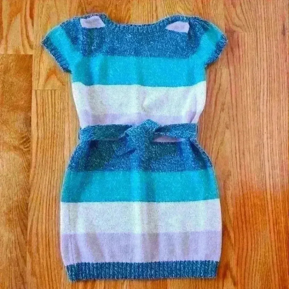 Girls Crazy 8's Color Block Sweater Dress
